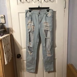 Ripped Fashion Nova Jeans